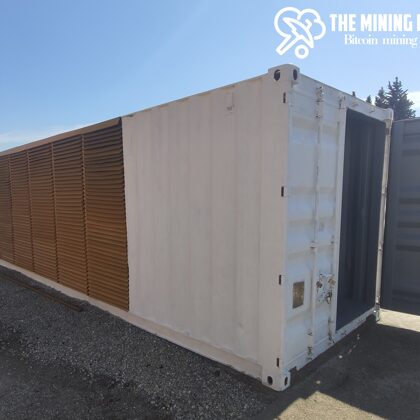 Datacenter VK3 - Crypto Mining Container entry door